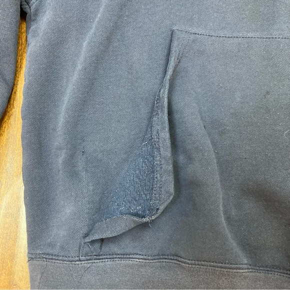 SAINT LOUIS UNIVERSITY Men’s Hoodie VINTAGE Jansport Distressed Blue SMALL - Picture 10 of 11